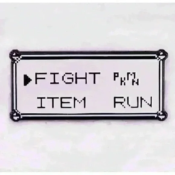 Pokémon Gameboy Battle Menu Nostalgic Retro Enamel Pin - Picture 2 of 4